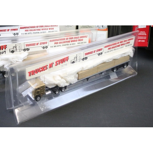 217 - 40 Boxed HO gauge trackside models to include 21 x Herpa, 16 x Con Cur and 3 x Trucks n Stuff, ex (t... 