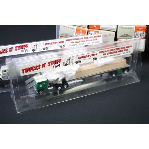 217 - 40 Boxed HO gauge trackside models to include 21 x Herpa, 16 x Con Cur and 3 x Trucks n Stuff, ex (t... 