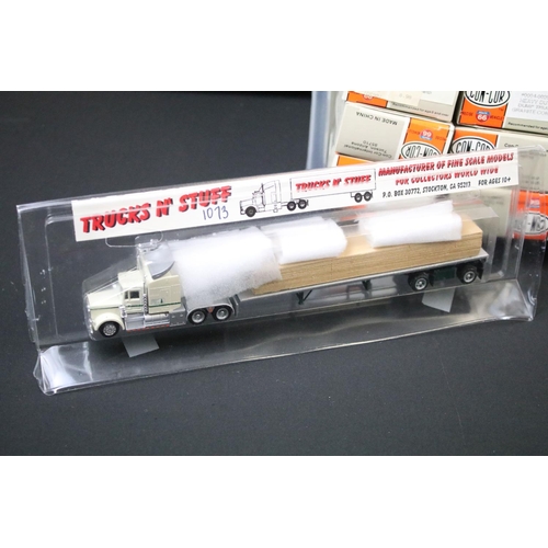 217 - 40 Boxed HO gauge trackside models to include 21 x Herpa, 16 x Con Cur and 3 x Trucks n Stuff, ex (t... 