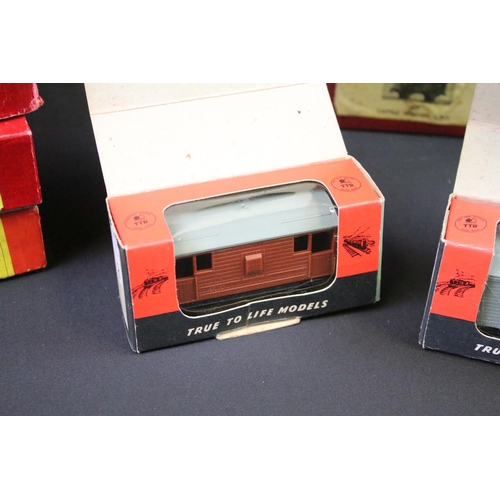 220 - Collection of boxed TTR Trix Twin Railway to include Express Passenger Train Set, Operating Dump Wag... 