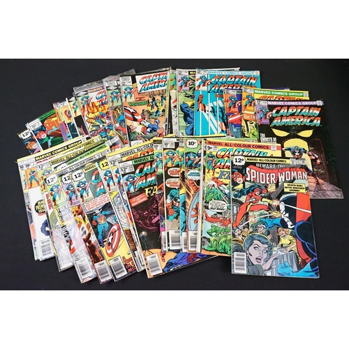 1505 - Comics - Collection of around 340 1970s onwards Marvel comics to include 53 x Captain America to inc... 