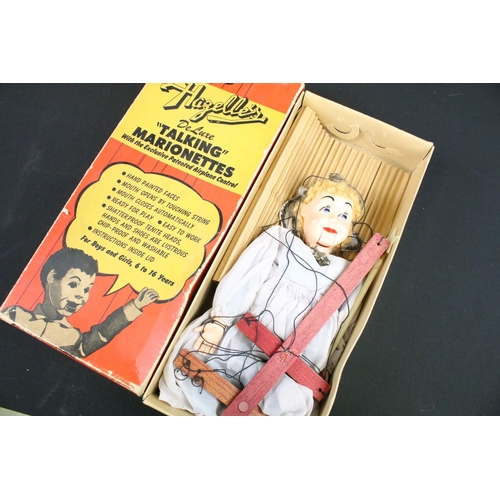 326 - 12 Boxed Marionettes featuring 6 x Hazell's Marionettes (The Blue Fairy, Sally, Witch, Freddy, Robin... 