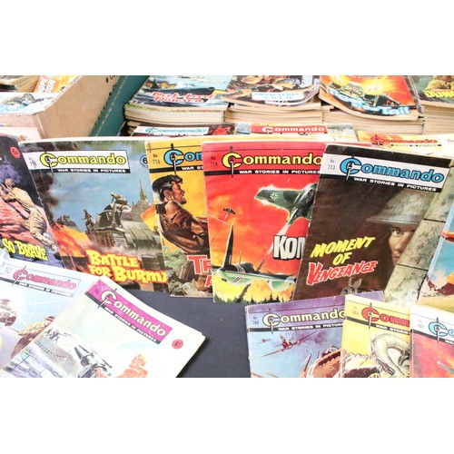 1506 - Collection of around 500 Commando Comics / books to include varying runs mainly between issue No. 40... 