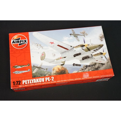 259 - 11 Boxed Airfix 1/72 model Aircraft to include 3 x Albatros DVa, 2 x Bell P-39Q Airacobra, 2 x Ilyus... 