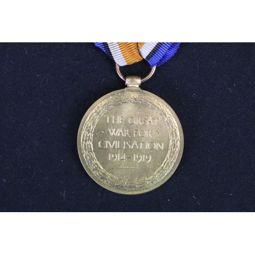 10 - A British Full Size Medal Group Of Five Medals To Include The 1914-1918 British War Medal, Victory M... 