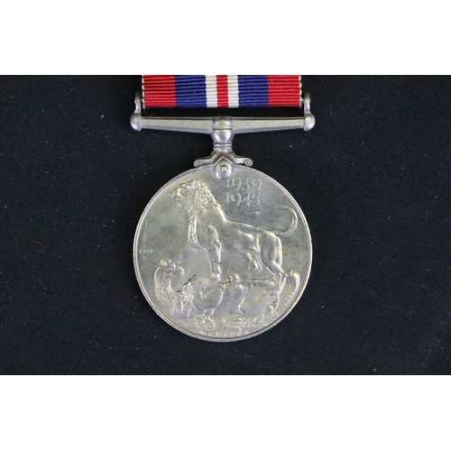 14 - A British Full Size World War Two Medal Trio To Include The 1939-1945 British War Medal, The Defence... 