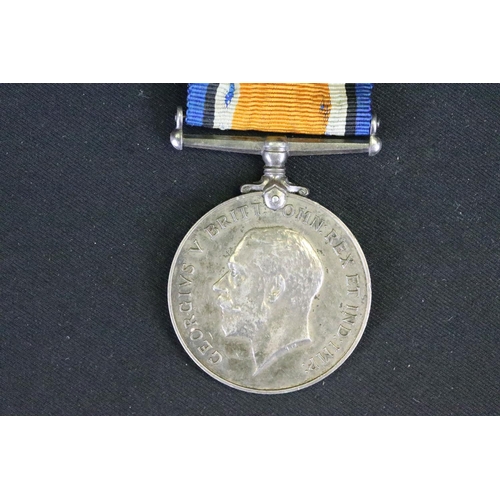 6 - A full size British World War One medal pair to include the Victory medal and the British war medal,... 