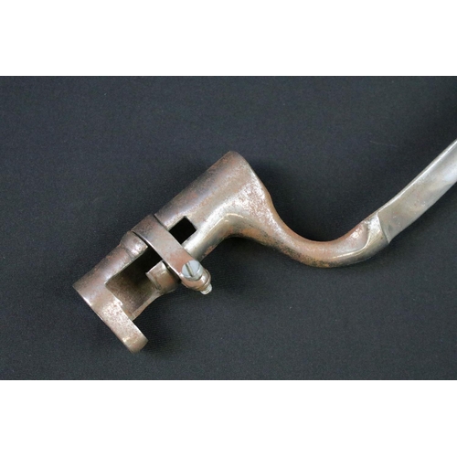 126 - An antique 19th century socket mount bayonet.