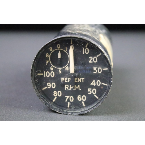 24 - A British military issued RAF / Air Ministry aircraft Tachometer Mk.II display gauge.