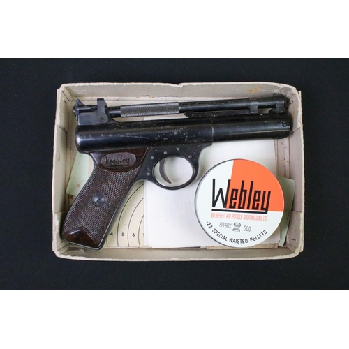 29 - A Webley & Scott Ltd Premier air pistol in original box.