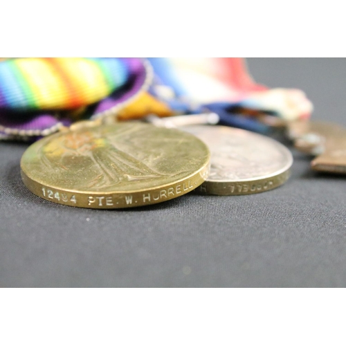 92 - A British World War One full size medal trio comprising of the 1914-15 Star, 1914-1918 British War M... 