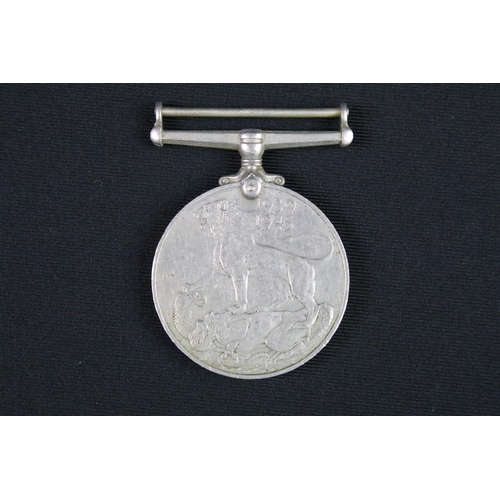 94 - A British World War Two full size medal pair to include the 1939-45 British War medal and the Defenc... 