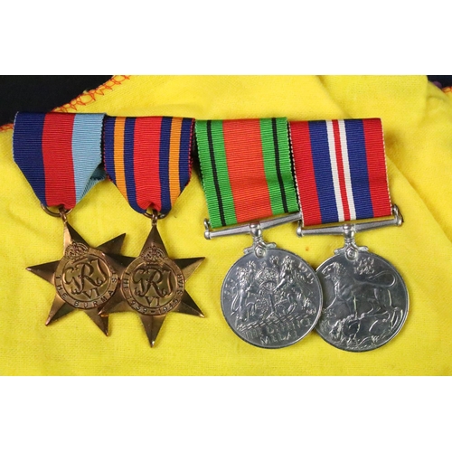 147 - Group of Second World War medals to include the war medal, defence medal, 1939-1945 star and the Bur... 