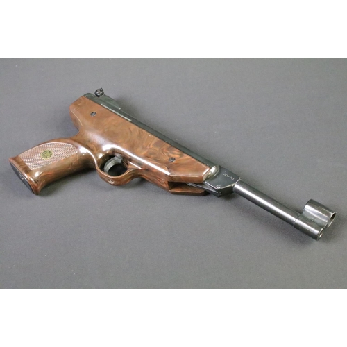 167 - A Weihrauch HW70 .177 spring-powered air pistol, complete with original box.