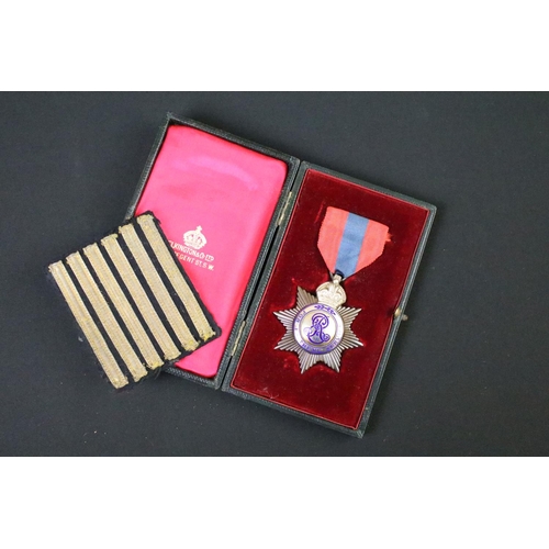 221 - A British Imperial Service Medal Edward VII 1903-1910 within original fitted case.