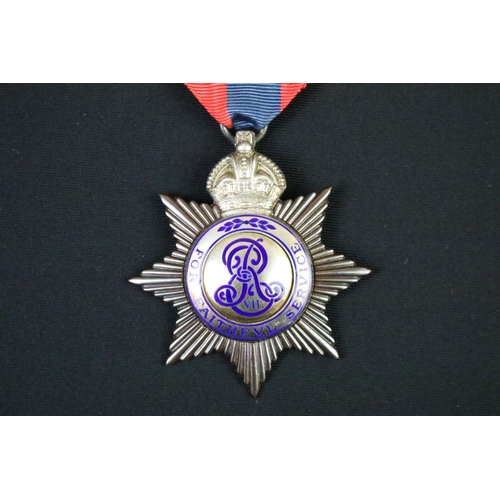 221 - A British Imperial Service Medal Edward VII 1903-1910 within original fitted case.