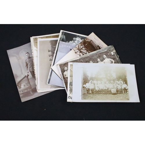 223 - A British World War One Christmas 1914 Princess Mary brass gift tin together with two braided cloth ... 