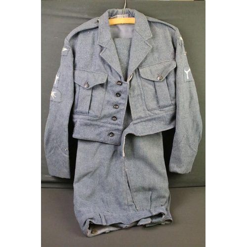 229 - A British Royal Air Force / RAF No.2 Dress uniform to include Jacket & Trousers, kings crown buttons... 