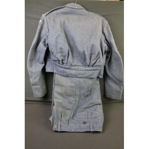 229 - A British Royal Air Force / RAF No.2 Dress uniform to include Jacket & Trousers, kings crown buttons... 