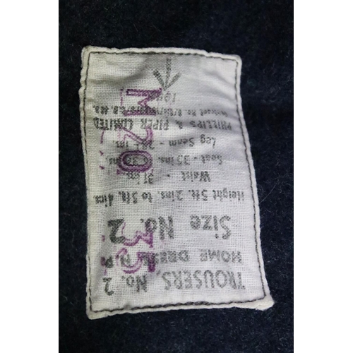 229 - A British Royal Air Force / RAF No.2 Dress uniform to include Jacket & Trousers, kings crown buttons... 