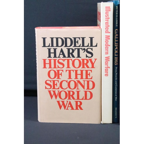 235 - A large collection of military reference books to include World War Two and Vietnam examples.