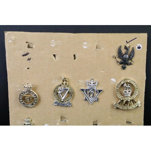 32 - A collection of mainly Staybrite British military buttons and badges to include The Royal Marines, R... 