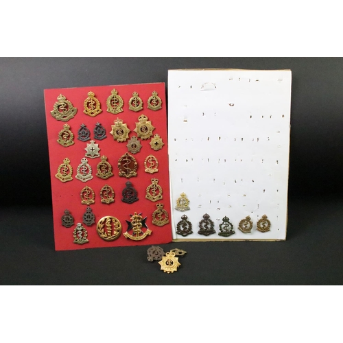 37 - A collection of Commonwealth Royal Army Medical Corps cap and collar badges to include Canadian, Aus... 