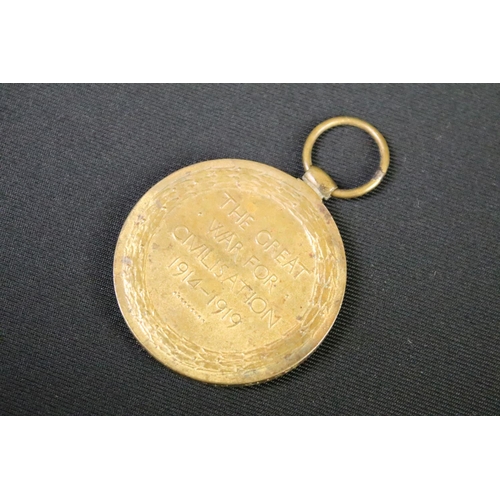 55 - A British World War One full size Victory Medal, correctly named and issued to SS-119 PTE. R.H. PECK... 