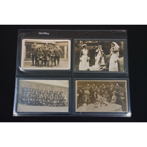 290 - A collection of signed Victoria Cross booklet cards together with a small group of military interest... 