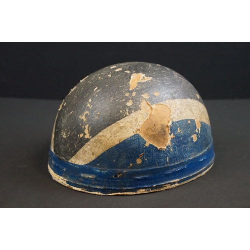 130 - A British World War Two Despatch riders helmet complete with original liner and strap.