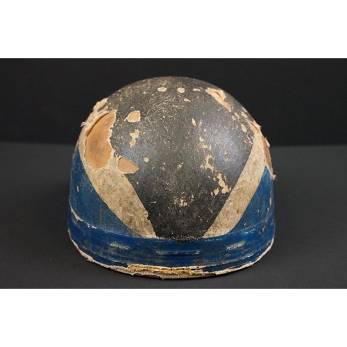 130 - A British World War Two Despatch riders helmet complete with original liner and strap.