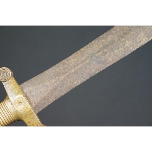 166 - An antique French artillery short sword