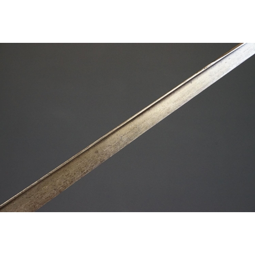 175 - A French 1868 Grass Bayonet together with scabbard.