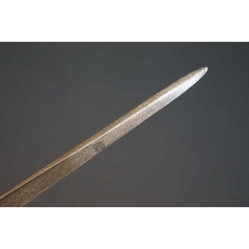 175 - A French 1868 Grass Bayonet together with scabbard.