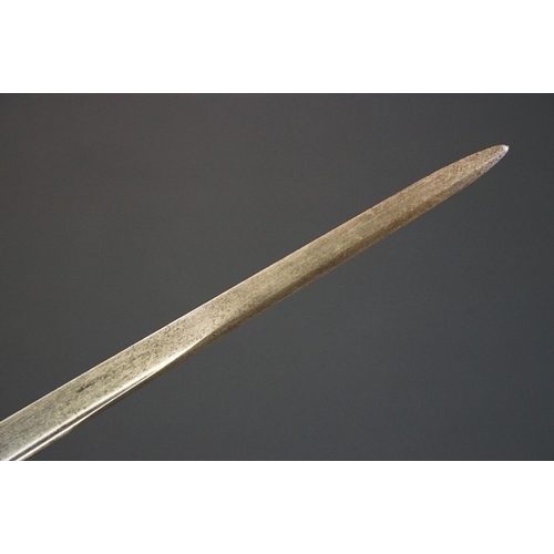 175 - A French 1868 Grass Bayonet together with scabbard.