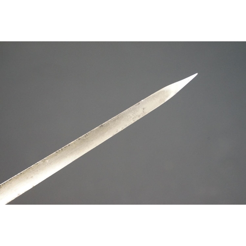 190 - An antique socket mount bayonet, good clear markings to the blade.