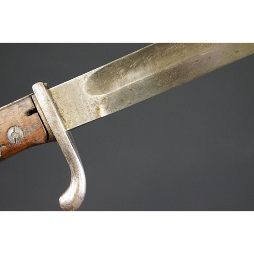 193 - A German Waffenfabrik Mauser Bayonet together with scabbard and frog.