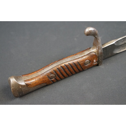 193 - A German Waffenfabrik Mauser Bayonet together with scabbard and frog.