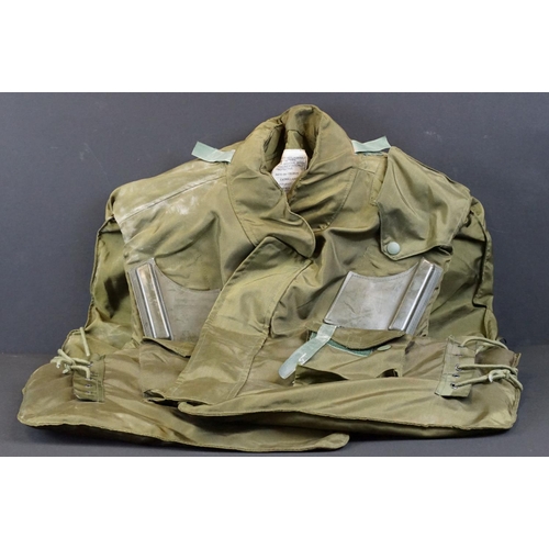 219 - A British military Body armour vest, size XL, dated 1979 (Northern Ireland)