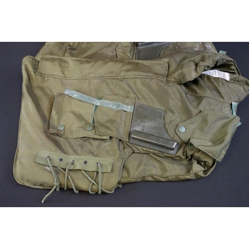 219 - A British military Body armour vest, size XL, dated 1979 (Northern Ireland)