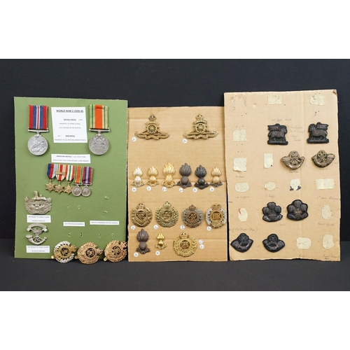 79 - A full size British World War Two medal pair to include the 1939-45 British War Medal and the Defenc... 