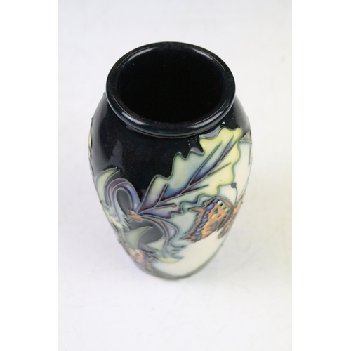 17 - Moorcroft pottery 'Avalon' vase with typical tubelined decoration, dated 2006 to base, approx 10.5cm... 