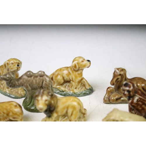 41 - Collection of Wade ceramic animals, mostly Wade Whimsies, also featuring Disney examples