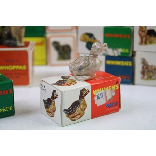 46 - Collection of around 40 boxed Wade porcelain miniatures to include Wade Whimsies and Wade Whoppas