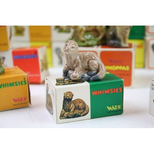 46 - Collection of around 40 boxed Wade porcelain miniatures to include Wade Whimsies and Wade Whoppas