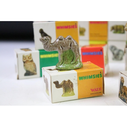 46 - Collection of around 40 boxed Wade porcelain miniatures to include Wade Whimsies and Wade Whoppas