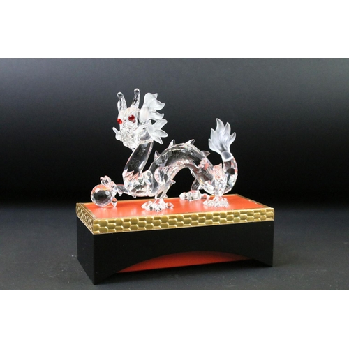 47 - Two boxed & cased Swarovski SCS Fabulous Creatures to include Annual Edition 1997 - The Dragon & Ann... 