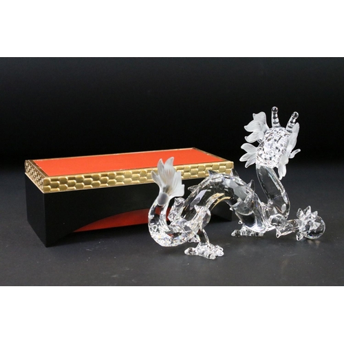 47 - Two boxed & cased Swarovski SCS Fabulous Creatures to include Annual Edition 1997 - The Dragon & Ann... 