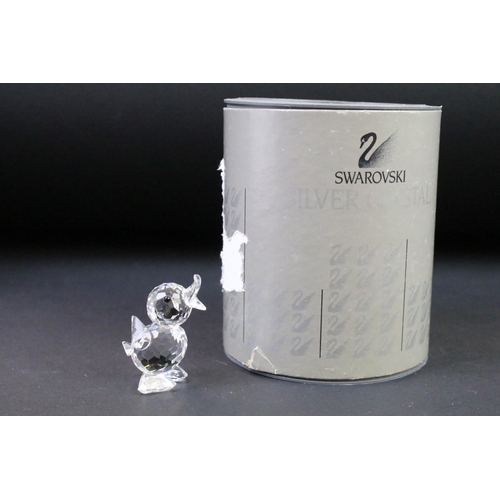 48 - Eight boxed Swarovski Crystal animals / animal sets to include 10th Anniversary Edition - The Squirr... 