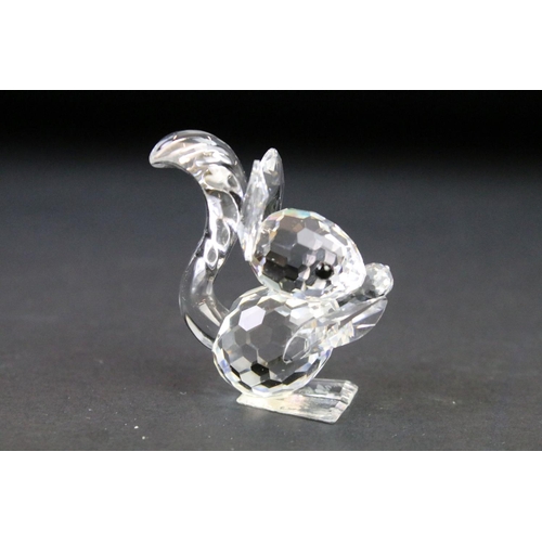 48 - Eight boxed Swarovski Crystal animals / animal sets to include 10th Anniversary Edition - The Squirr... 